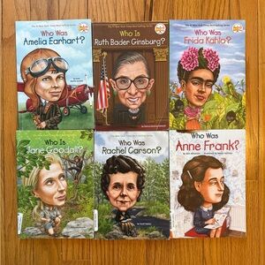 Set of 'Who Was?' Biographies for Kids